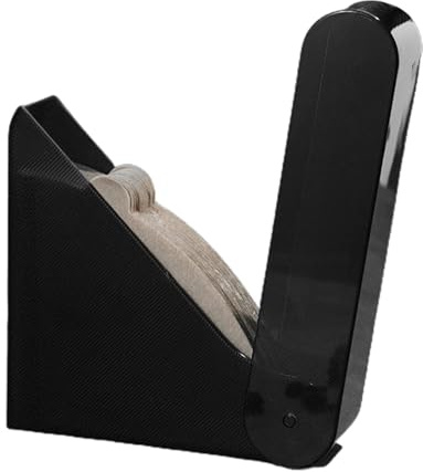 Boîte De Rangement Pour Filtres À Café, Boîte De Rangement Compacte Hermétique En Éventail - Anti-poussière, Réutilisable Et Peu Encombrante, Convient Pour Maison, Cafés Et Les Boulangeries (Noir)