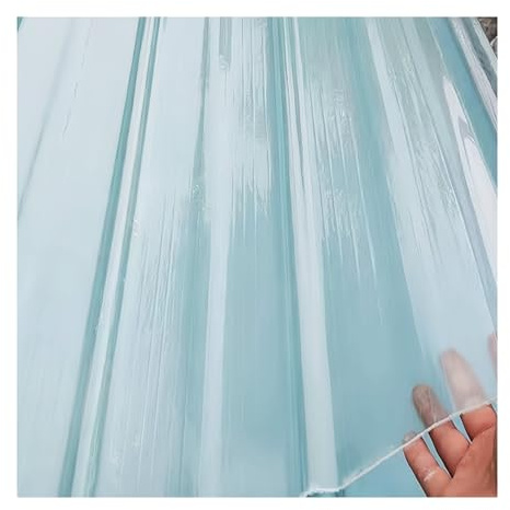 3x Daylighting Plate, Clear Roof Sheet, Transparent Roof Panels, Corrugated Roofing Sheet, Sunroom Daylighting Panels, DIY Suitable, for Carport Greenhouse(35x35in(0.9x0.90m)-1.0mm)