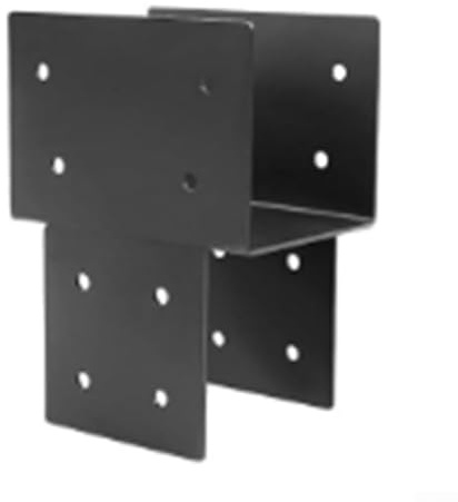 Metal Post Cap TieDown Bracket for Gazebo 4x4'' Wood Posts with Interior Size 3 5 x 3 5'' to Enhance Structure Stability (1pcs )