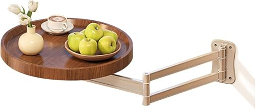 Tavolo Da Parete Pieghevole In Legno,Scaffale A Muro Pranzo A,Scrivania Porta Pc,Tavolino,Soggiorno Salotto Bagno Cucina