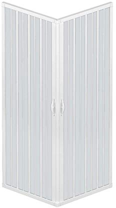 Cabina de ducha 70 x 90 de PVC modelo acuario con apertura central