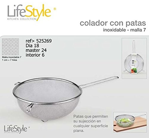 Lifestyle-Colador con patas 18cm acero inox