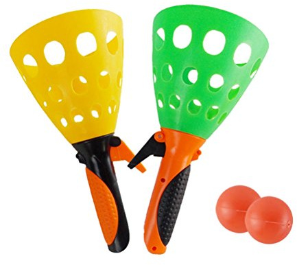 Gioco Spara Palline Cattura Due e Due Sfere (Colore Casuale)