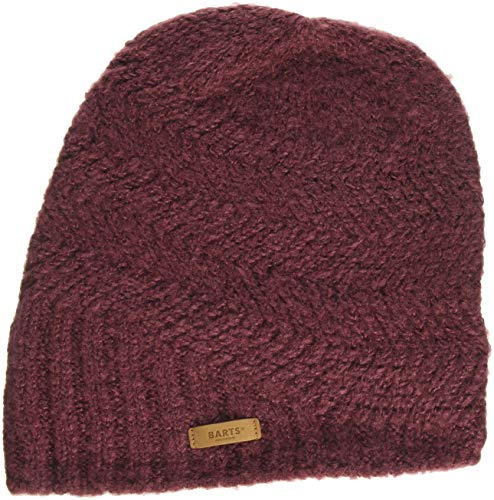 Barts Damen Cecilia Beanie Baskenmütze, Pink (Maroon 0025), One Size (Herstellergröße: Uni)
