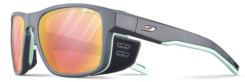 Julbo Sonnenbrille - SHIELD M - Herren - Dunkelgrau/Pastellgrün - Selbsttönend 2 <> 3
