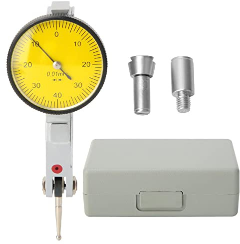 0-0,8 mm Urtavla Testindikator, 0,01 mm Hög Precision Laxstjärtskenor Urtavla, Spak Urtavla Mätare Testindikator Borrmätare, För Mekanisk Bearbetning Och Inspektion