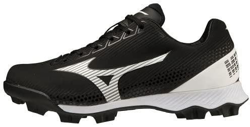 Mizuno Wave Finch Lightrevo Jr - Zapatos de softball, color negro y blanco, 3.5