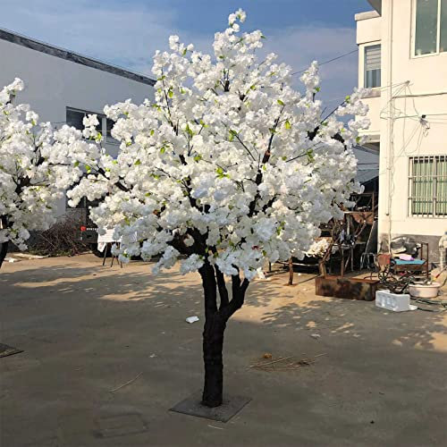 Weißer Sakura-Blumenbaum – perfekt für Zuhause oder Büro – künstliche Blüten-Kirschbaum.