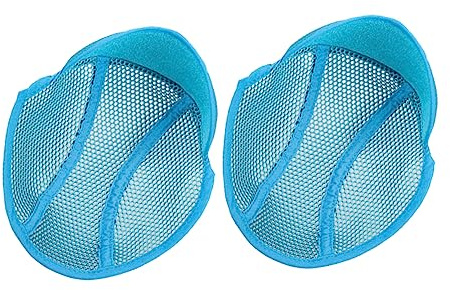 WOONEKY 2pcs Blue Lining Hard Hat Accessories Thermal Hat Warm Hat Mesh Caps for Men Riding Helmet Foam Padding Hard Hat Insert Pad Safety Helmet Insert Pad Sweatband Helmet Insert Liner