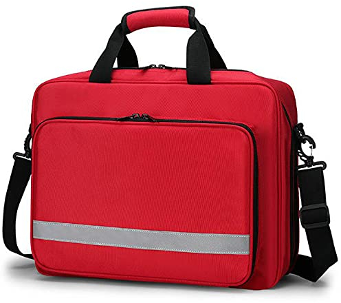 XJZHANG Erste-Hilfe-Koffer Notfalltasche Kompakt First Aid Kit Bag Medizinisch Tasche Klein Wasserdicht Tragbar Für Haus Notfallrucksack(nur Tasche, Medikamente Nicht Enthalten)
