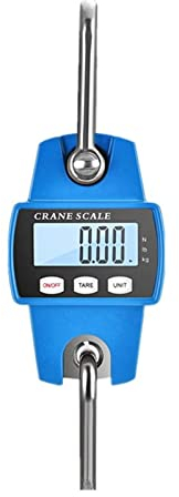 USKI Balance Suspendue Pèse-Bagages 300 kg électronique numérique Portable Valise Voyage pèse Bagages Sac Suspendu Balance Poids avec rétro-éclairage(Blauw)