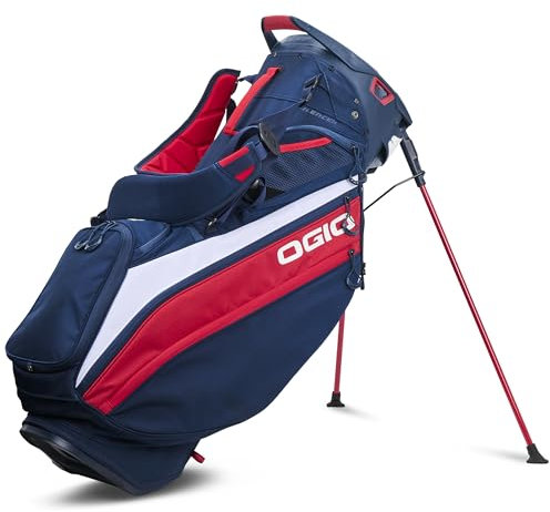 OGIO Golf-Schalldämpfer-Ständer-Tasche (Rot/Weiß/Blau)
