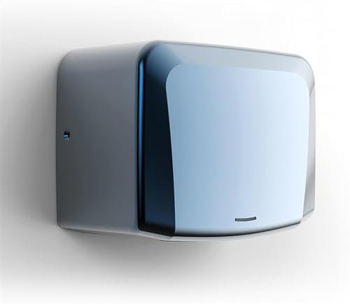 JDSHFEN Automatischer Händetrockner mit HEPA-Filter Edelstahl-Jet Hochgeschwindigkeits-Heiß- und Kaltluft-Badezimmer kommerzieller Induktions-Händetrockner,B-Klein