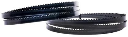 Lot de 2 lames de scie à ruban for bois 2240 mm 16 0,65 mm 4 dents TPI for la coupe du bois