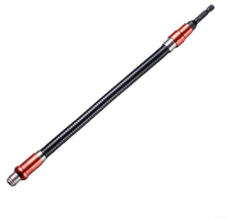EpheyFIF Flexible Drill Bit Extension, 326mm Long Shaft Screwdriver Bit Holder With Hex Shank 1/4 Quick-Change Connector For Tight Spaces Automotive Repair DIY Projects Power Tool Accessory(b)