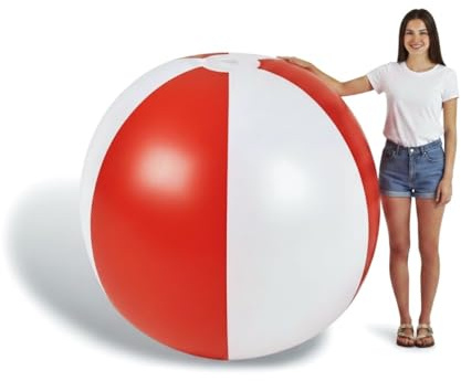Dozer Ballon de plage gonflable géant XXL de 300 cm de circonférence, idéal pour la piscine, le jardin et les événements, festivals, fêtes d'anniversaire, jouet d'été