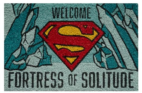 Grupo Erik Felpudo Superman - Felpudo casa Originales Friki : Tapete casa, Decoracion hogar | Alfombra casa de Fibra de Coco Antideslizante e Impermeable (40x60cm)