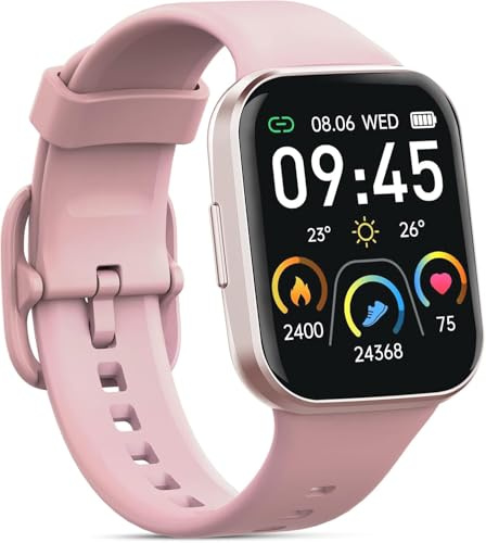 Smart Watch for Men Women, Fitness Watch 1.69 HD Touch Screen Answer/Make Calls, 25 Sports Modes, Smartwatch with Heart Rate/Sleep Monitor/Pedometer, IP68 Waterproof Fitness Tracker for iOS Android.