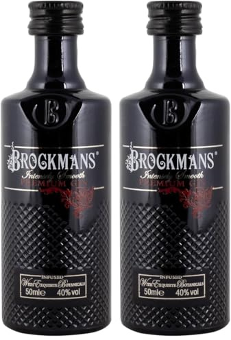Brockmans Intensely Smooth PREMIUM GIN 40% Vol. 0,05l (Confezione da 2)
