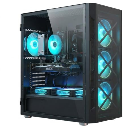 STGSivir PC Gaming Fisso, Computer Gaming, Core i7 fino a 3.9 GHz • Nvidia GTX 1660 Super 6GB GDDR6 • 32GB RAM • 1TB SSD • WiFi 6 • BT • Windows 11 Pro