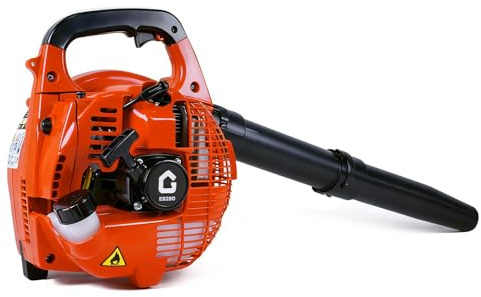 28-Cc Gas Leaf Blower, 1.1-HP 2-Cycle Handheld Leaf Blower, 490 CFM 280 MPH, Powerful Clearing Performance for Lawn Care, Driveway Cleaning, Light Snow Removal, Gifts for Dad