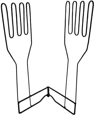 QUXVUIS Mitten Rack Gloves Hanger Efficiently Keeps Kitchen Organized While Ensuring Durable Functionality For Daily Usage Rack Sink Hanger Stand Stainless Steel Dish Glove