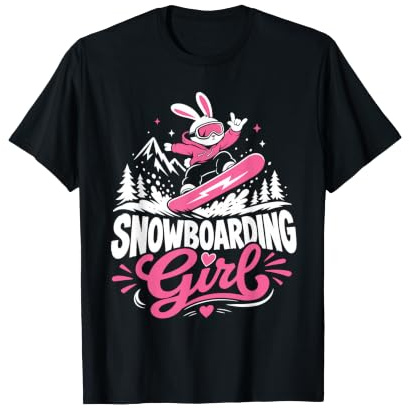 Snowboarder Snowboarding Girl Girls Children Snowboard T-Shirt