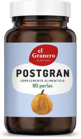 El Granero Integral - Prostgran - 90 Perlas - Elaborado a Base de Semillas de Calabaza y Vitamina E Natural - Ayuda a la Correcta Salud de la Zona Íntima y a las Vías Urinarias