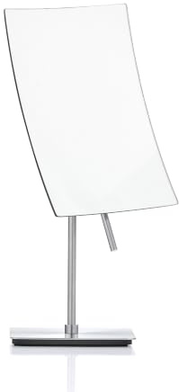 blomus NEXIO Kosmetikspiegel | 5-Fach vergrößernd | Stahl matt | Spiegelfläche mit 5-facher Vergrößerung; flexibel ausrichtbar; matt vernickelter Stahl; 28 x 11 x 14 cm