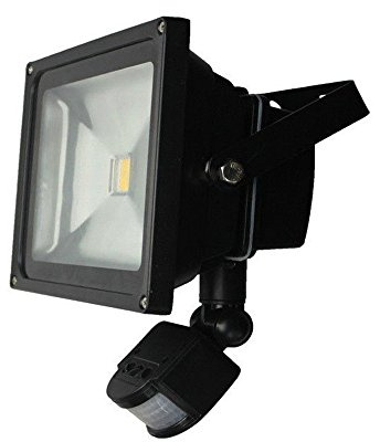 Ecolight EC79213 30W Halogen LED Floodlight with Built in PIR Motion Detector Ideal for Home & Garden