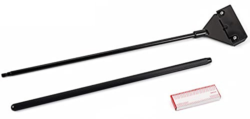 Aquarium Reinigung Set, Aquariumreiniger Algen Schaber langer Griff abnehmbarer Behälter Rasierklinge Glas Reinigungswerkzeug für Glasaquarium Aquarium