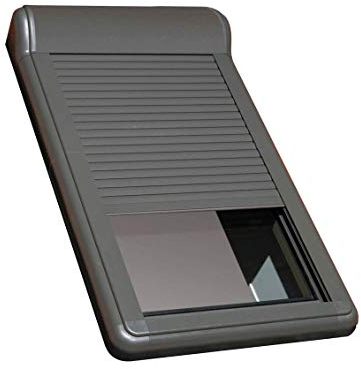Fakro Sparpaket Dachfenster PTP-V U3 mit Solar Rollladen ARZ Solar und Eindeckrahmen (78 x 140, Eindeckrahmen: EGV - für dicke Schichtstücke wie Biberschwanz)