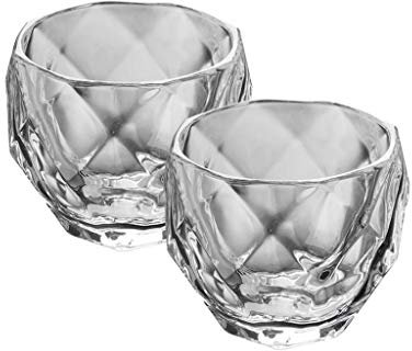 caihuashopping Vasos de Agua Único Whisky Vasos, Whisky/Borbón Gafas, cócteles, Roca, Pasado de Moda, Compre uno y llévese Otro Gratis, Diamante, Transparente, 11,8 oz Vasos Cristal