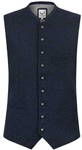 Stockerpoint Trachtenweste Devito blau, 46