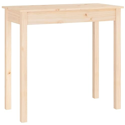 vidaXL Konsolentisch Konsole Beistelltisch Flurtisch Sideboard Ablagetisch Wandtisch Frisiertisch Holztisch 80x40x75cm Massivholz Kiefer