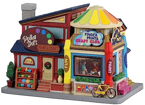 Lemax 35058 Caddington Village Lighted Building: Polka Dot's Clubhouse
