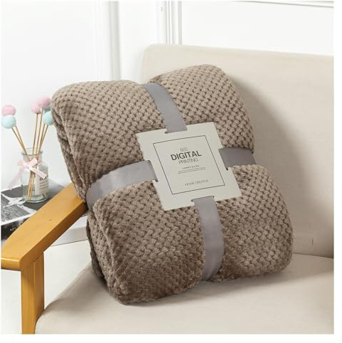 ZGSYH Coperta in Pile di Flanella, 2024 Morbida e Accogliente Coperta in Microfibra for Tutte Le Stagioni, Decorazione for Divano, Divano Letto, Viaggio a casa, Regali romantici for Tutte Le Stagioni