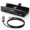 ORICO USB Hub 3.0, Clip-Typ USB Hub mit SD/TF Kartenleser, 5 in 1 USB Verteiler mit 2 USB-A 3.0 Ports, 3.5 mm Audio, 5Gbps, USB Splitter mit 5V Stromversorgungsanschluss, Für Monitore, Desktop