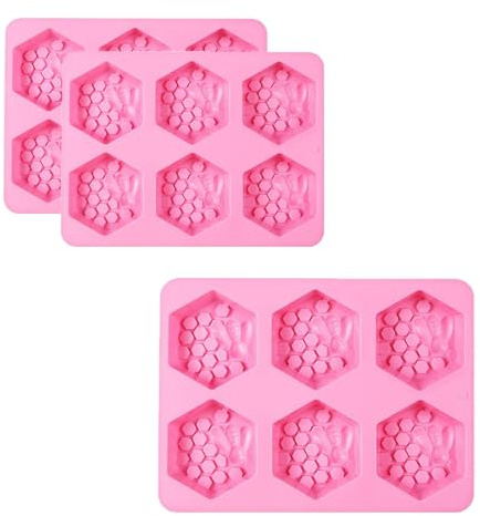 Hoshisea 3 stycken tvålformar silikon, muffinsform silikon, silikonform, choklad, vaxkaka silikonform, används för att göra tvål, choklad, kex, godis