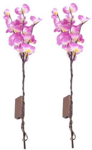MAGICLULU 2stücke Zweiglichter Für Innen Dekoration Phalaenopsis Licht Led Biegbar Für Wohnzimmer Schlafzimmer Valentinstag Weihnachten Party Hochzeit Geburtstag