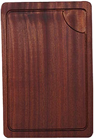ISCBAFYX Tabla De Desayuno Tabla De Merienda De Madera Tabla De Cortar Rectangular De Madera Tabla De Tallar con Ranura para Jugo Aspecto Agradable Adecuado para Carne Frutas Verduras B 30X20X2cm