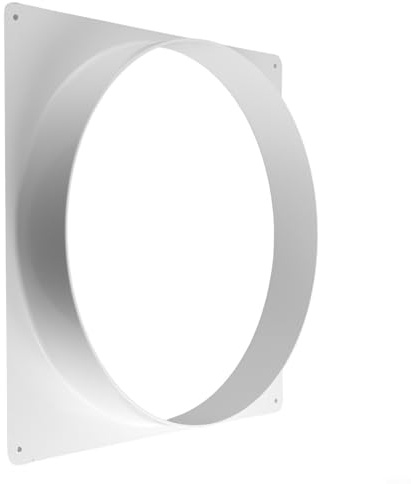 Kunststoffkanalverbinder Flansch Luftkanalverbinder Flansch Panel Lüftungskanal Anschluss für Home Belüftung gerade Rohre, Wand und Decke (300 mm)