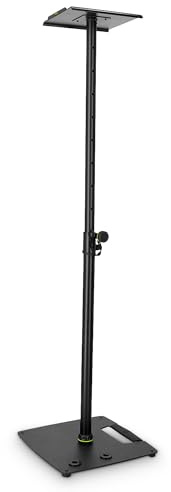 Gravity SP 3202 CS B Studiomonitor-Ständer mit quadratischem Stahlsockel