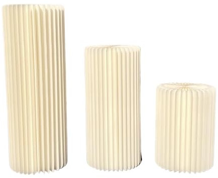 Alzate for torte, tavolo da dessert, supporti a cilindro for feste, piedistalli espositivi con colonne di carta pieghevoli, scaffale in cartone for matrimoni con disco acrilico for la decorazione di f