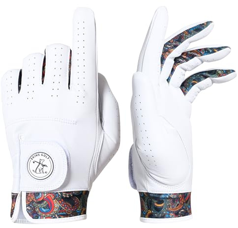 Skins Golf Handschuhe – absolut einzigartige Designs | AAA Cabretta-Leder | Herren-Golfhandschuh | Größen S-XL | kann auf der linken Hand getragen werden (King Octopus, S)
