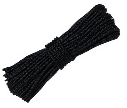 30m * 1mm Blind Cord,Nylon Rope for Roman Blinds,Durable Curtain Replacement Cord for Blinds Outdoor Indoor(Black)