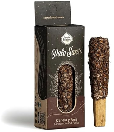 Incenso Sagrada Madre Palo Santo con Cannella e Anice
