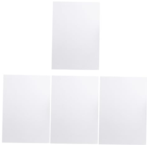 jojofuny Schreibblock aus Papier, Weiß, Dickes Blankopapier für Schüler | Schulanfang Deko, Augenschutzpapier zum Schreiben und Zeichnen, 4 Stück, Selbstgemacht für Kinder