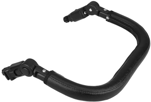 Barra Paracolpi per Passeggino in Pelle Pu Nera, 3cm