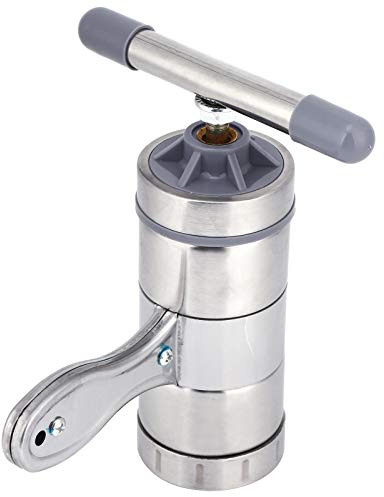 Aumotop Manueller Honigpresser aus Edelstahl mit Filtersieb für eine Bequeme Bienenzucht